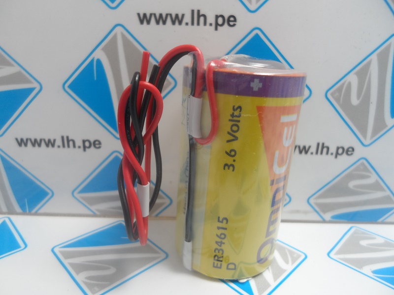 ER34615-W      Batería Lithium 3.6V, 19000mAh, tamaño D, con salida cables